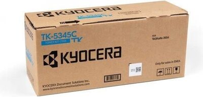 Kyocera originální toner 1T02ZLCNL0, cyan, 9000str., TK-5345C, Kyocera TASKalfa 352 i, O