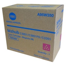 Konica Minolta originální toner A95W350, magenta, TNP-49M - poškozený obal C (viz. popis)