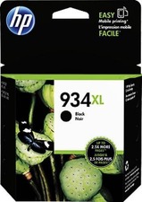 HP originální ink C2P23AE, HP 934XL, black, 1000str., 25,5ml, HP Officejet 6812,6815,Offic