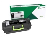 Lexmark originální toner 53B2H00, black, 25000str., high capacity, return, Lexmark MS817dn