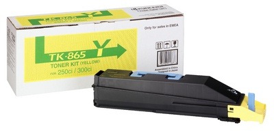Kyocera toner TK865Y, yellow, 1T02JZAEU0 -  poškození obalu B (viz. popis)