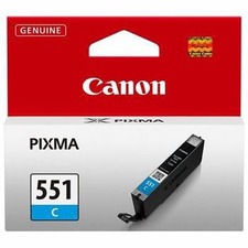 Canon originální ink CLI551C, cyan, 7ml, 6509B001, Canon PIXMA iP7250, MG5450, MG6350
