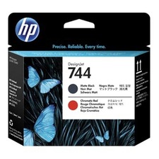 HP originální tisková hlava F9J88A, No.744, matte black/chromatic red, HP DesignJet Z5600,