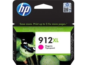 HP originální ink 3YL82AE, HP 912XL, magenta, 825str., high capacity, HP Officejet 8012, 8