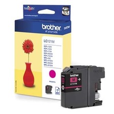 Brother originální ink LC-121M, magenta, 300str., Brother DCP-J552DW, MFC-J470DW