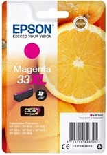 Epson originální ink C13T33634012, T33XL, magenta, 8,9ml, Epson Expression Home a Premium