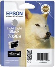 Inkoustová cartridge Epson Stylus Photo R2880, C13T09694010, light light black, 1*13ml, O