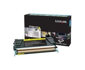 Tonerový cartridge Lexmark X746DE, X748DE, X748DTE, yellow, X746A1YG, 70000s, return, O