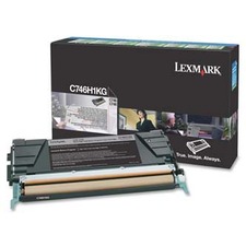 Lexmark C746DN, C746DTN, C746N, C748DE, C748DTE, C748E, black, C746H1KG,pošk. obal D (viz.