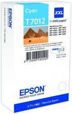 Inkoustová cartridge Epson WorkForce Pro WP4000/4500 series, C13T70124010, cyan, 3400s, XX