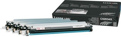 Válec Lexmark C534x, CMYK, C53034X - poškození obalu D (viz. popis)