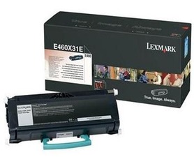 Lexmark originální toner E460X31E, black - poškození obalu B (viz. popis)