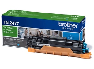 Brother originální toner TN247C, cyan, 2300str., Brother DCP-L3510CDW, DCP-L3550CDW, HL-L3