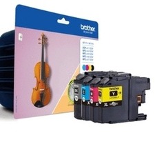 Inkoustová cartrige - MultiPack, Brother, Brother MFC-J4510 DW, Bk+C,M,Y, LC127XLVALBP, 12