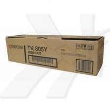Toner Kyocera Mita KM-C850, yellow, TK805Y - poškození obalu B (viz. popis)