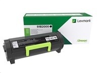 Lexmark originální toner 51B2000, black, 2500str., Lexmark MS317, MX317