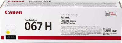 Canon originální cartridge 067H, yellow, 2350 str.