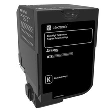 Tonerová cartridge Lexmark CS720, CS725 Black 74C2HKE, 20 000- poškození obalu C (viz. pop