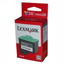 Lexmark ink 10N0026E, #26, color, 275str., Lexmark Z33, Z13, Z25, Z35 - poškození obalu E