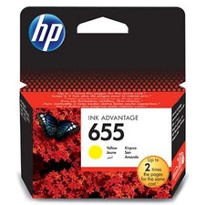 Inkoustová cartridge HP CZ112AE, No.655, yellow - prošlá exp (2024);obal B (viz. popis)