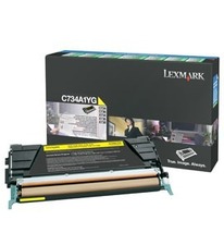Tonerový cartridge Lexmark C734, C736, X734, X736, X738, yellow, C734A1YG, 6000s, O