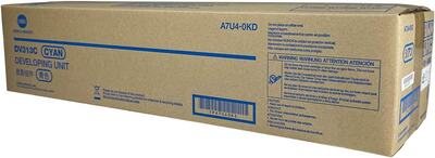 Konica Minolta originální developer A7U40KD, DV-313C, cyan, 600000str.