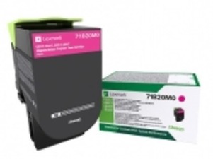 Lexmark toner pro CS/CX317, 417, 517 Magenta, 71B20M0, Return, 2 300 stran