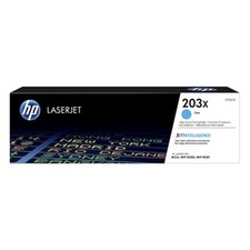 HP originální toner CF541X, cyan, 2500str., HP 203X, high capacity, HP Color LaserJet Pro