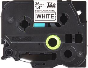 Brother originální páska do tiskárny štítků, Brother, TZE-SL261, černý tisk/bílý podklad,