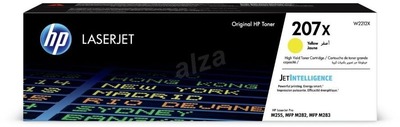 HP originální toner W2212X, yellow, 2450str., HP 207X, HP Color LaserJet Pro M255, MFP M28