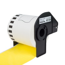 PRINTLINE kompatibilní etikety s Brother DK-22606, žlutá filmová role 62 x 15,24m