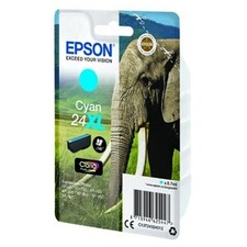 Epson originální ink C13T24324012, T2432, cyan, 24XL, 8,7ml, Epson