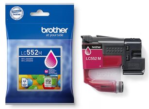 Brother originální ink LC552M, magenta, 550str.