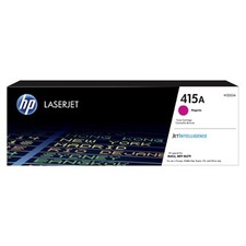 HP originální toner W2033A, magenta, 2100str., HP 415A, HP Color LaserJet Pro M454, MFP M4