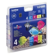 Brother originální ink LC-1000VALBP, CMYK, Brother DCP-330C, 540CN, 130C, MFC-240C, 440CN