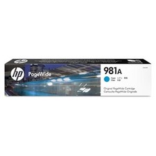 HP originální ink J3M68A, No.981A, cyan, 6000str., 70ml, HP PageWide Enterprise Color 556,