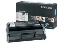 Tonerová cartridge Lexmark E321, E323, black, 12A7400, 3000s, return, O