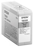Epson originální ink C13T850900, light black, 80ml, Epson SureColor SC-P800