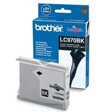 Brother ink LC-970BK, black, 350str., Brother DCP-135C, 150C, MFC-235C, 260C,pošk. obal E