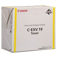 Canon toner CEXV19, yellow, 0400B002 - poškození obalu B (viz. popis)