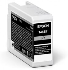Epson originální ink C13T46S700, gray, Epson SureColor P706,SC-P700