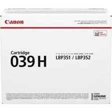 Canon originální toner CRG 039H, black, 25000str., 0288C001, Canon imageCLASS LBP351dn,352
